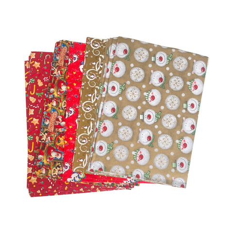 Carta regalo Bolis in fogli fantasia Christmas - conf. 25 pz - 1x1,4 m 79011827