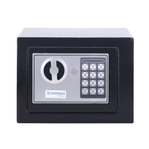 Cassaforte manuale-digitale Donau Tech - nero 230x170x170 mm 19073251-01