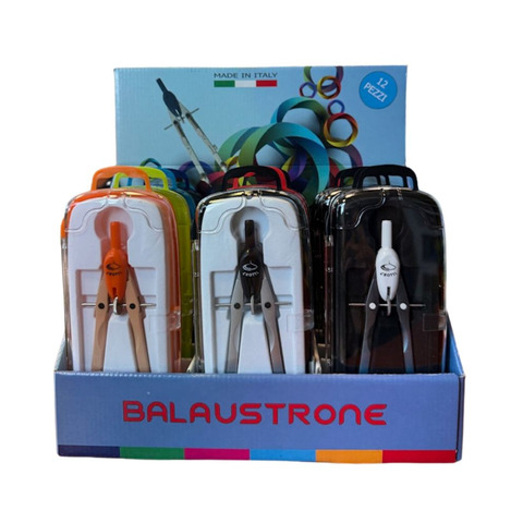 Display 12 balaustroni Eredi Crotti mod. 1000 - colori assortiti - 1000ESP