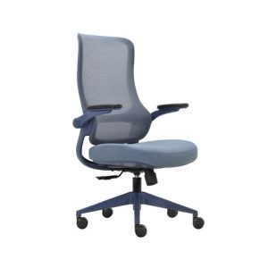 Seduta semi-direzionale Unisit Aurora braccioli regolabili e supporto lombare blu - LN18 BLU