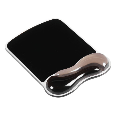 Tappetino per mouse con poggiapolsi Kensington Duo Gel Wave fumo chiaro/scuro - 62399