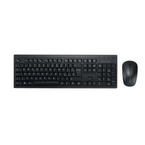 Set mouse + tastiera wireless ricaricabile Kensington KM270 EQ nero ricaricabile - K75560IT