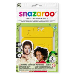 Bustina 6 Stencils misti Snazaroo fantasie assortite 1198012