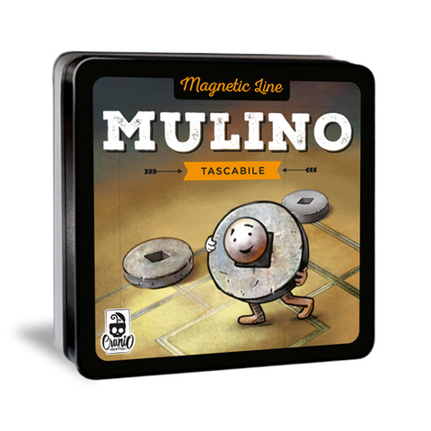 Gioco tascabile Cranio Creations Magnetic Line ? Mulino età 6+ 2 giocatori - CC356