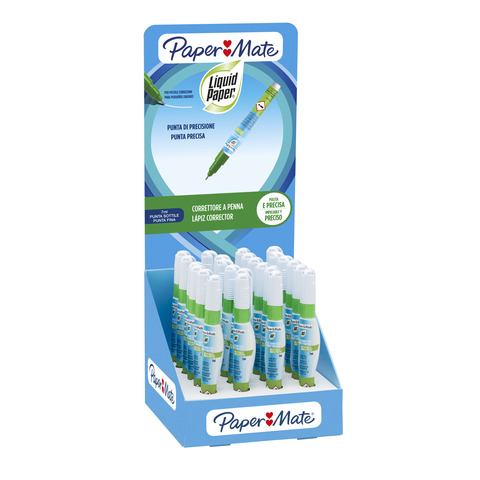 Espositore 24 correttori a penna Paper Mate NP10 7 ml - 2209441