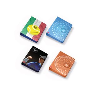 Raccoglitore 4 anelli Pigna Jannik Sinner A4 dorso 3 cm - conf. 5 pz - soggetti assortiti - 023347230