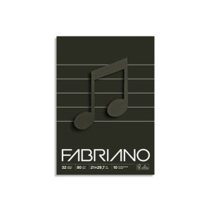 Quaderno musica punto metallico Fabriano A4 - 32 fogli 19100768