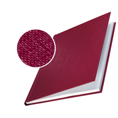 Copertina per rilegatura Leitz rigida ''E'' conf. da 10 bordeaux 74110028