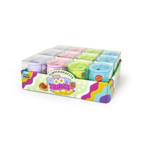 Espositore 12 temperamatite a 2 fori Lebez in morbida gomma con particolari 3D linea Good Vibes - 81971