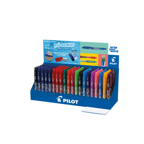 Espositore 120 penne a sfera cancellabili Pilot Frixion Ball Mix Colors 0,3 mm colori assortiti - 010141