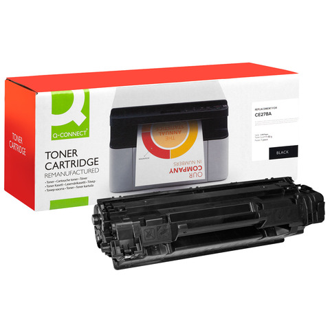Toner Q-Connect rigenerato HP CE278A nero - KF14937