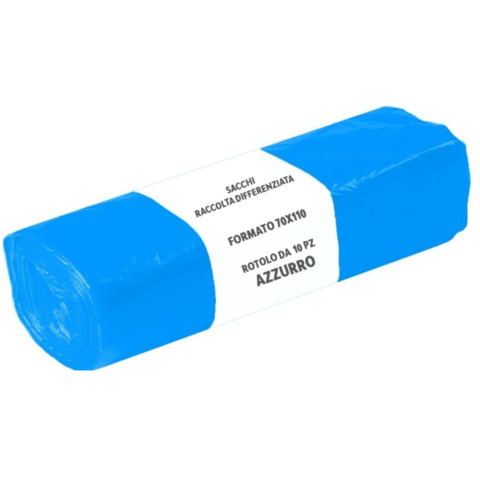 Sacco rifiuti differenziata Moby Sack rotolo 10 sacchi 110 L 6114