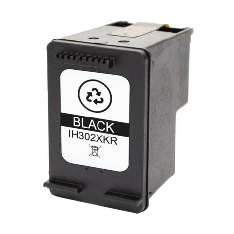Cartuccia Aster rigenerata HP 302XL - F6U68AE colore nero - IH302XKR