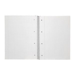Quaderno spiralato Q-Connect A4 - 80 ff 70 g/m² - quadretti 5 mm - KF01981
