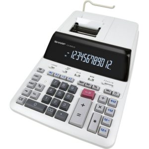 Calcolatrice scrivente Sharp a 12 cifre velocità di stampa: 4,5 linee/secondo - grigio - SH-CS2635LW