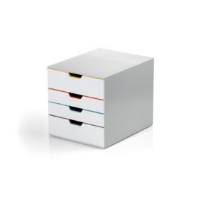 Cassettiera Durable Varicolor® MIX 4 grigio 280x292x356 mm - 7624-27