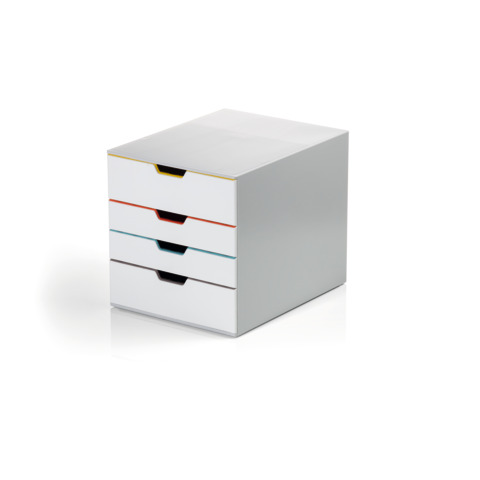 Cassettiera Durable Varicolor® MIX 4 grigio 280x292x356 mm - 7624-27