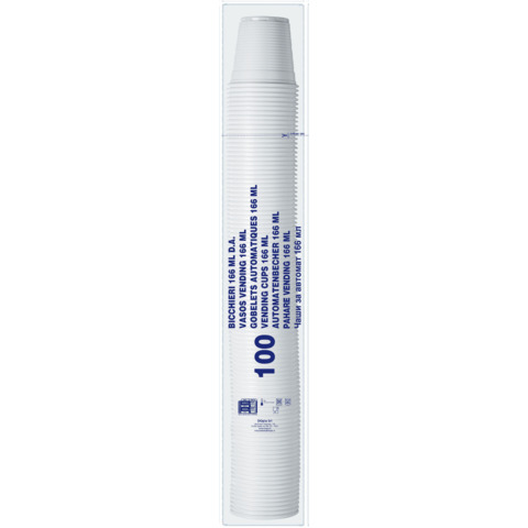 Bicchiere in PS Dopla Professional 160 ml bianco - conf. 100 pz - 42118