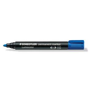 Marcatore permanente punta tonda Staedtler Lumocolor permanent marker 352 2 mm blu - 352-3