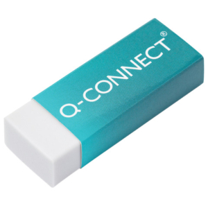 Gomma Q-Connect 60x21x11 mm bianca KF00236
