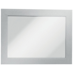 Cornici con pannello magnetico DURABLE DURAFRAME® A6 argento metallizzato 176x130mm conf. 2 - 487023