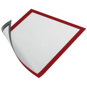 Cornici con pannello magnetico DURABLE DURAFRAME® MAGNETIC A4 PPL rigido rosso 236x323 mm conf. 5 - 486903