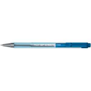 Penna a sfera a scatto Pilot BPS Matic punta fine 0,7 mm blu 001626