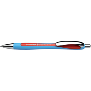Penna a sfera a scatto Schneider Slider Rave ricaricabile tratto XB rosso P132502