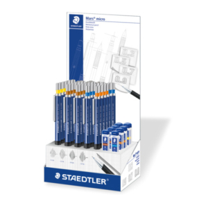 Espositore 30 portamine Mars® Micro con 18 astucci mine - assortiti - 775 CA30P