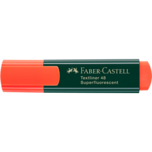 Evidenziatore Faber-Castell Textliner 48 Refill tratto 1-2-5 mm arancione fluo 154815
