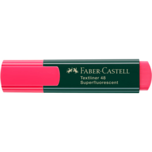 Evidenziatore Faber-Castell Textliner 48 Refill tratto 1-2-5 mm rosso 154821