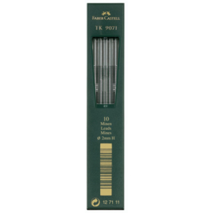 Astuccio 10 mine H Faber-Castell TK 9071 2 mm - 127111