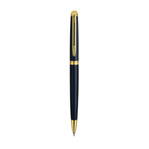 Penna a sfera Waterman Hemisphere GT inchiostro blu Waterman nero con finiture placcate in oro - S0920770