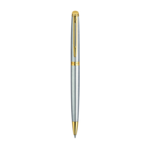 Penna a sfera Waterman Hemisphere GT inchiostro blu Waterman argento con finiture placcate in oro - S0920370