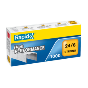 Punti metallici conf. 10x1000 Rapid 24/6 Strong - 24855800
