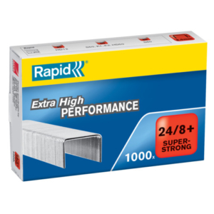 Punti metallici Rapid Super Strong 24/8+ conf. da 1000 - 24858500