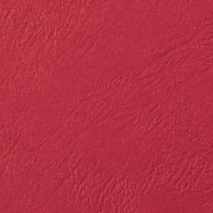 Copertine per rilegatura GBC Leathergrain in cartoncino goffrato rosso conf da 100 copertine - CE040031