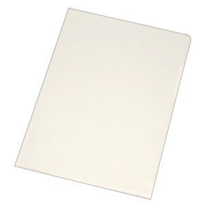 Cartellina a L Q-Connect ppl A4 trasparente opaco conf. da 100 - KF00310