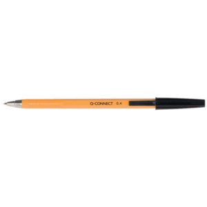Penna a sfera Q-Connect F nero conf. da 20 - KF34046