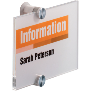 Targa DURABLE CRYSTAL SIGN acrilico trasparente 148x105 mm 482119