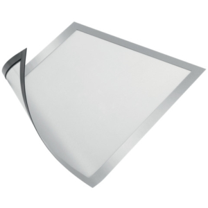 Cornici con pannello magnetico Durable DURAFRAME® MAGNETIC A4 PPL rigido argento met. 236x323 mm conf. 5 - 486923