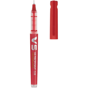 Penna roller ricaricabile a inchiostro liquido Pilot HI-TECPOINT V5 Begreen 0,5 mm rosso - 040327