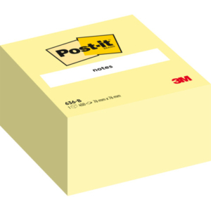 Foglietti riposizionabili Post-it® Notes Cubo 76x76 mm 450 ff Giallo Canary? 636-B