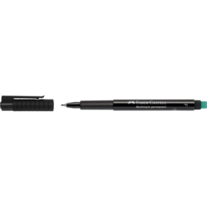 Marcatore cancellabile Faber-Castell Multimark nero F 0,6 mm 151399