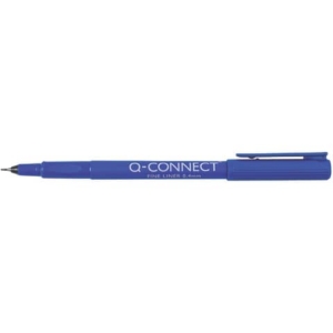 Fineliner Q-Connect 0.4 mm blu Conf. 10 pezzi - KF25008