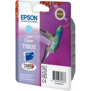 Cartuccia inkjet Colibrì T0805/blister RS Epson ciano chiaro C13T08054011