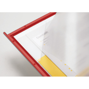 Pannello per leggìo da tavolo Q-Connect Quickfind rosso conf. 10 pezzi - KF04258