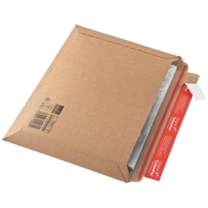 Busta per spedizioni ColomPac in cartone F-flute f.to 35,3x25 cm avana CP015.04