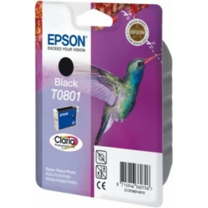 Cartuccia inkjet Colibrì T0801/blister RS Epson nero C13T08014011