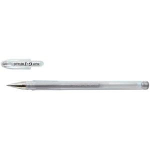 Penna a sfera gel Pilot G-1 punta fine 0,7 mm argento - 001682